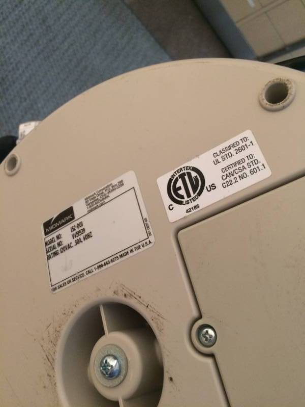 lot 12 image: MIDMARK RITTER 152-001 HALOGEN EXAM (EXAMINATION) LIGHT