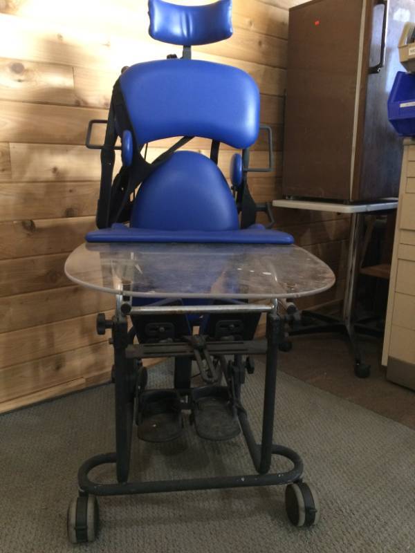 lot 47 image: EasyStand 7000 Magician Stand or Sit Pediatric Stander - Works Great - Needs Clean Up