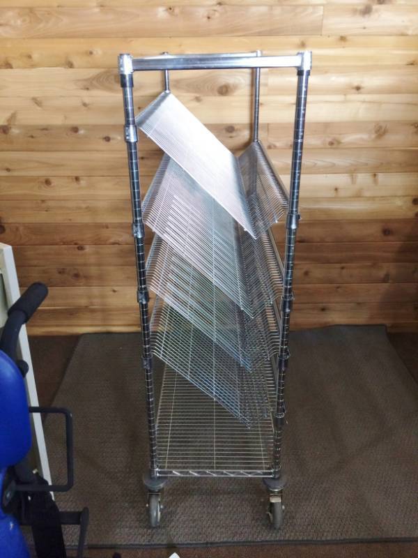 lot 49 image: Metro Wired Shelving Cart