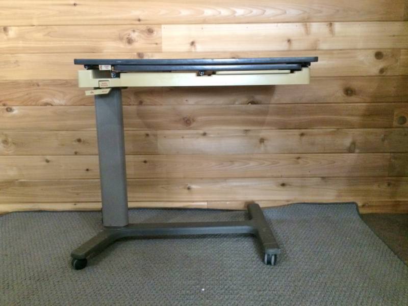 lot 61 image: Split Top Overbed Table