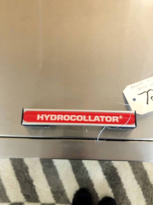 lot 74 image: Chattanooga M-2 Hydrocollator Mobile Hot-Pack Heater -&nbspPower light is broken, does not affect functionality - Works Great
