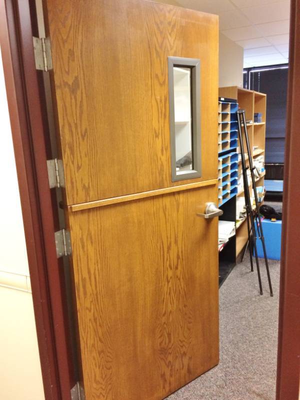 WOW Very Expensive & Heavy Duty Commercial Wood Dutch Door With Shelf & Limited View Window Also