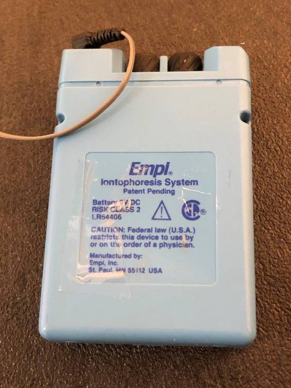 lot 27 image: MSRP $400 Empi Dupel Dual Channel Iontophoresis System - Excellent Working Condition - Comes with&nbsp1 Dual Patient Lead 