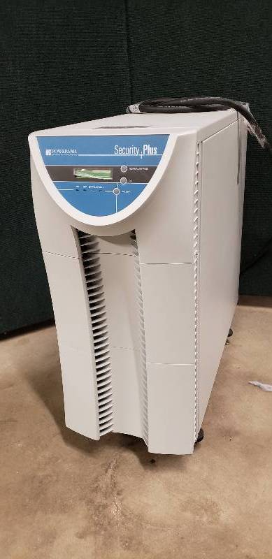 lot 42 image: WOW MSRP $5000 - POWERVAR SECURITY PLUS HUGE Mobile Uninterruptible Power Supply ABCDEF4000-22 - COMMERCIAL GRADE & QUALITY UPS SYSTEM FOR OFFICE COMPUTER BACKUP SYSTEMS - LIKE NEW CONDITION FOR SPECS SEE PDF