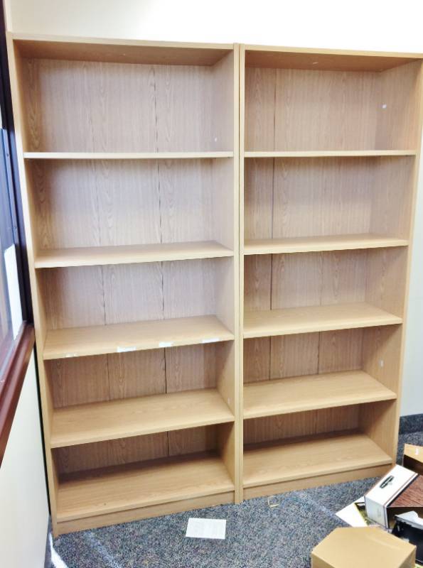 lot 83 image: Two Wood Bookcases