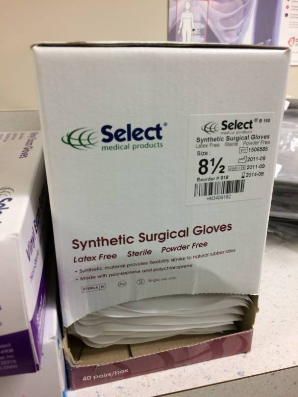 lot 41 image: Lot of&nbspPowder Free Vinyl or Nitrile Examination Gloves Plus Expensive Surgical Gloves