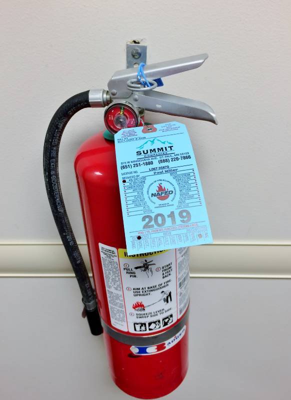lot 52 image: Fire Extinguisher - Fully Charge With Current Date