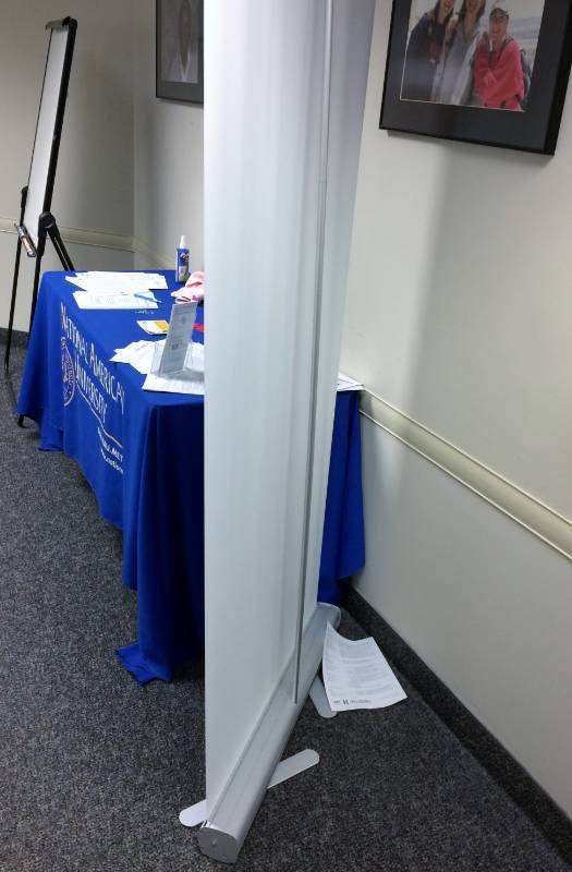 lot 73 image: Collapsible Display Stand