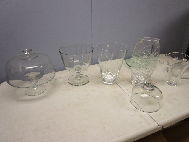 CLEAR GLASS SERVING DISHES