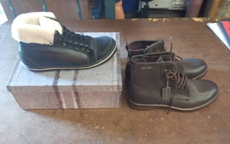 2-Pair Shoes Mens Size 10-12
