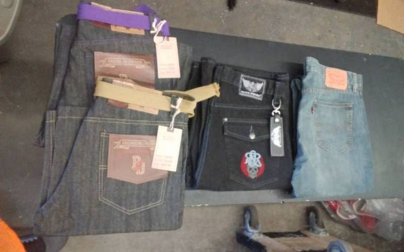 3-Pair Denim Bermudas Size 36, 1-Pair Jeans