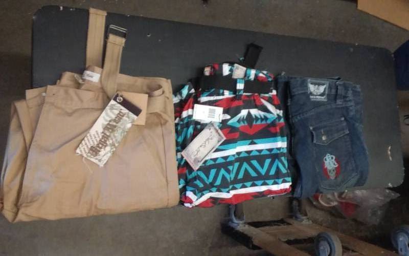 Cargo Pants & Plaid Bermudas Size 40, Denim Bermudas Size 38
