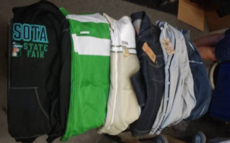 2-XL Size Hoodies, 1 Zip-Up, Sweater, New Denim Jacket (6 Pieces)