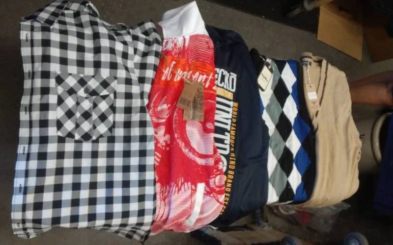 1-Sweater, 1-Vest Size 3XL, 2-Zip-Ups, 1 Shorts (5 Pieces)
