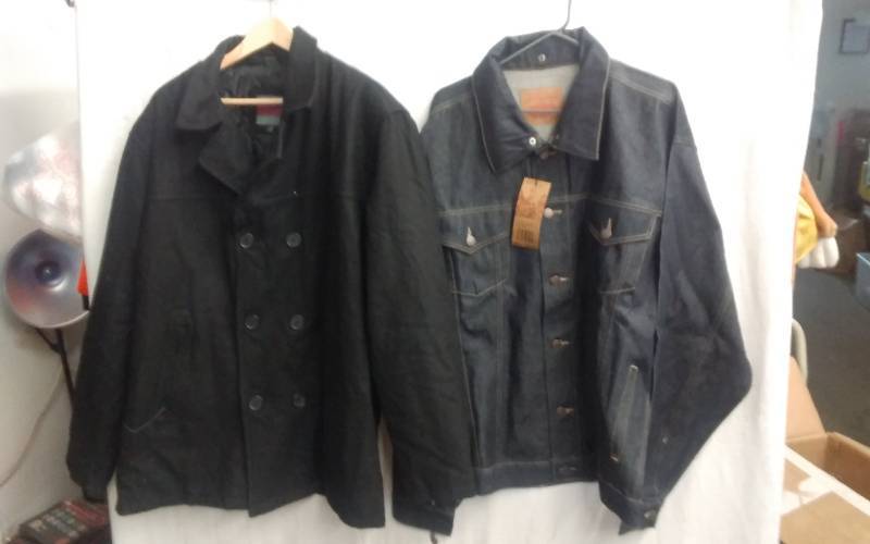 Pea Coat & Denim Jackets Size 2XL