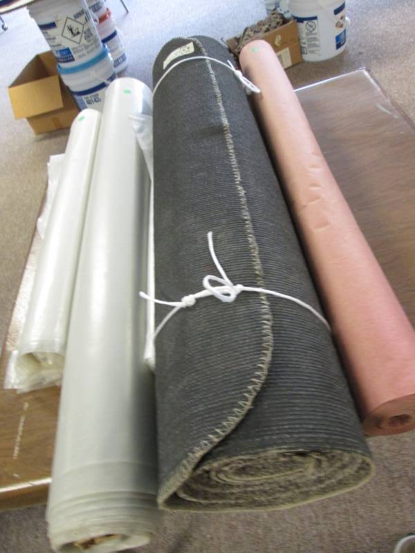 lot 59 image: Lot of paper and plastic rolls...