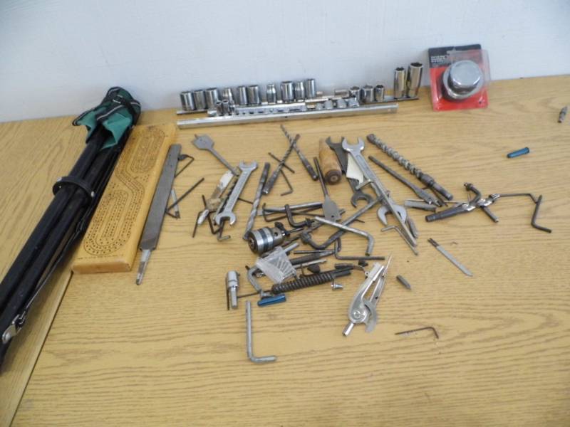 lot 66 image: Tools - Folding Stool