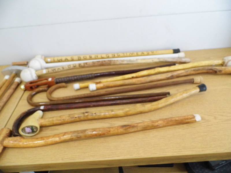 lot 67 image: Walking Sticks - Canes