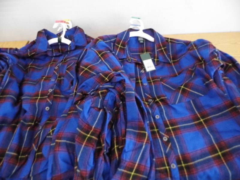 lot 82 image: Case of Wild Fields Plaid Shirts