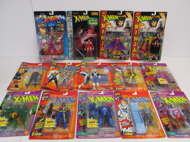 lot 53 image: Lot of Mint on Card X-MEN Action Figures #2