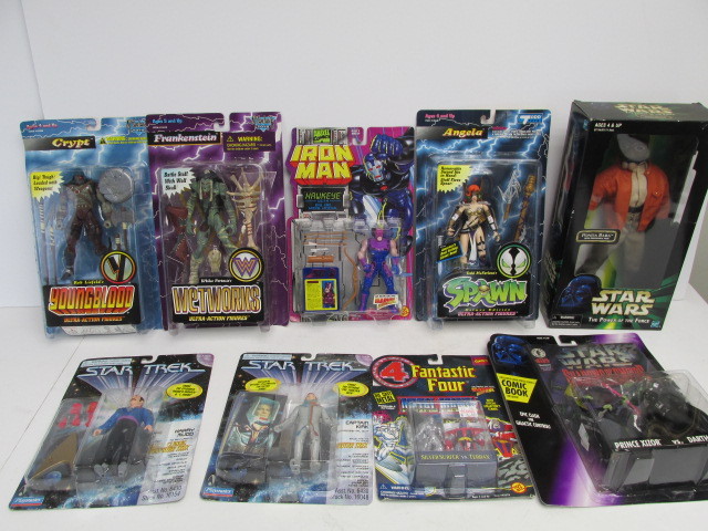 lot 59 image: Lot of Mint on Card Assorted Action Figures 
