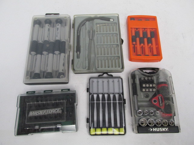 lot 64 image: Group of New etc Small Precision Tool Sets