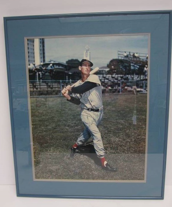 lot 102 image: Large Authentic TED WILLIAMS Autographed Photo wCOA