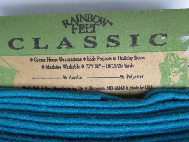 lot 121 image: Large Bolt of Blue Felt