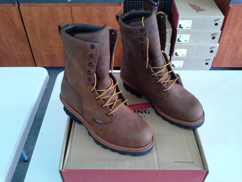 Red wing logger boots on sale 4417