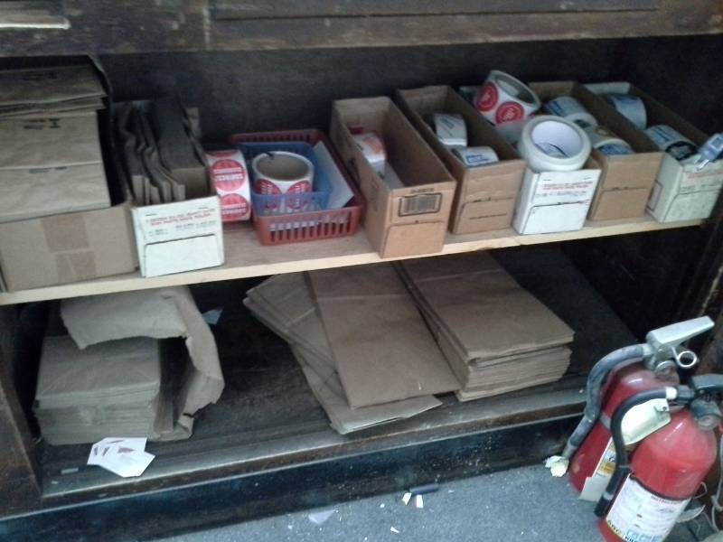 lot 844 image: Commercial Paper Bags, Sales Stickers