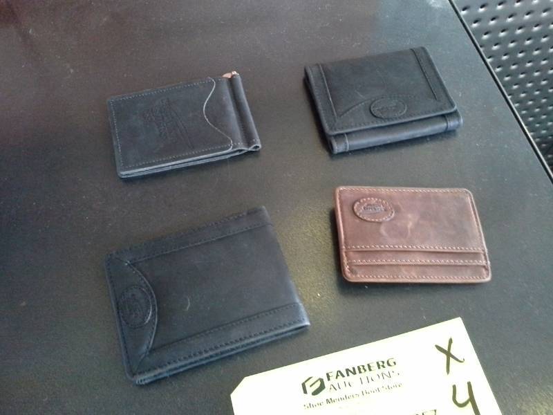lot 857 image: Lot of (4) Red Wing Mens Leather Wallets