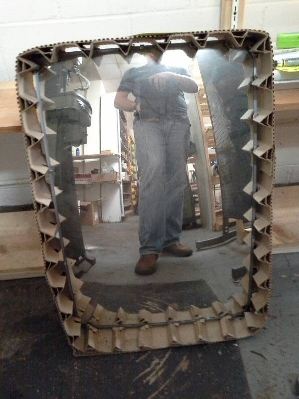 lot 858 image: Wall-Mount Security Mirror