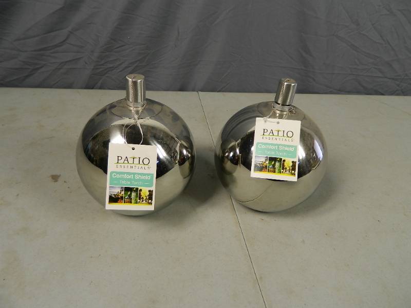 lot 30 image: 2 New Comfort Shield Tabletop Torches