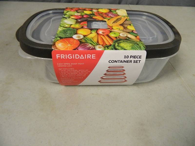 lot 36 image: New Frigidaire 10 Piece Food Storage Set
