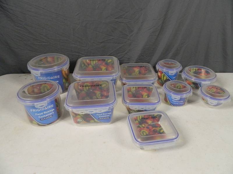 lot 59 image: 11 New Frigidaire Food Storage Containers with Lock Lids