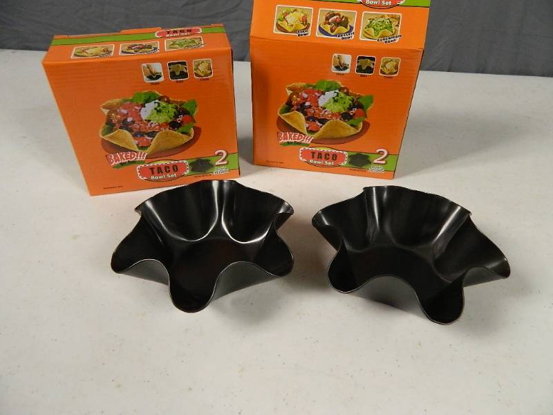 lot 63 image: 2 New Taco Bowl Sets