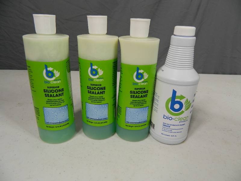 lot 92 image: 4 New Bottles of Bio Clean Products