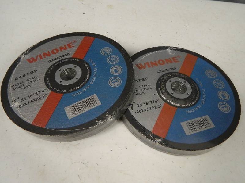 lot 104 image: 20 New 7 inch Cutting Wheels