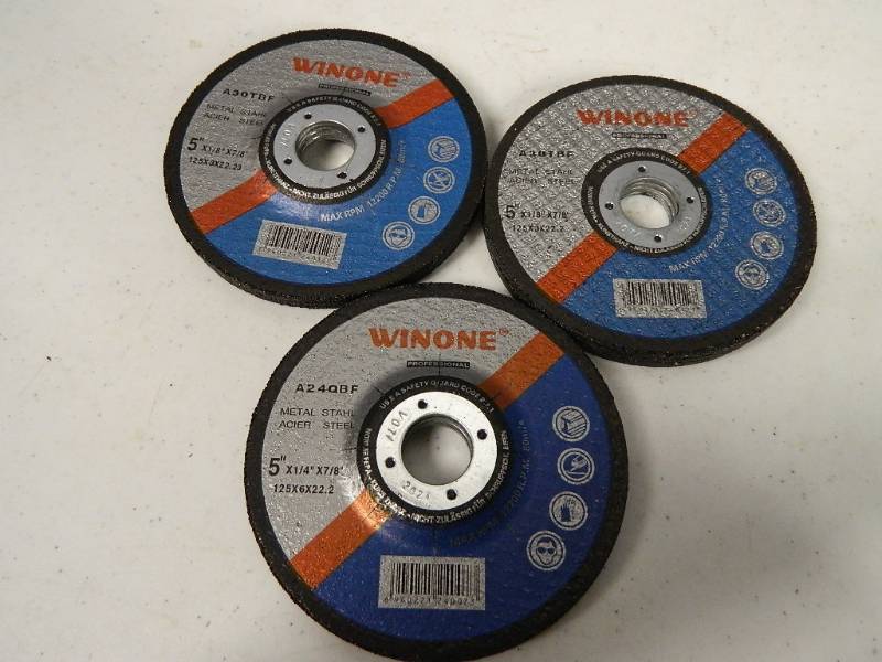 lot 105 image: 10 New 5 inch Cutting  Grinding Discs