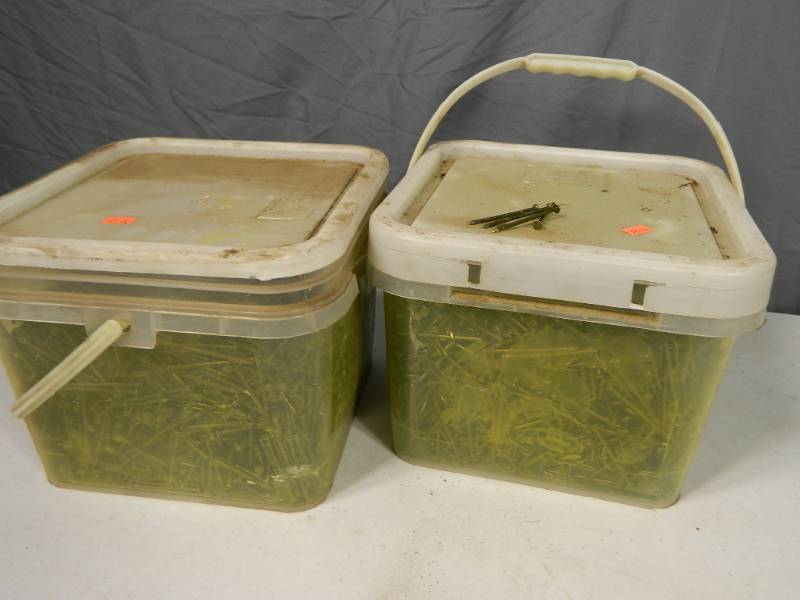lot 116 image: 2 New Buckets of Nails