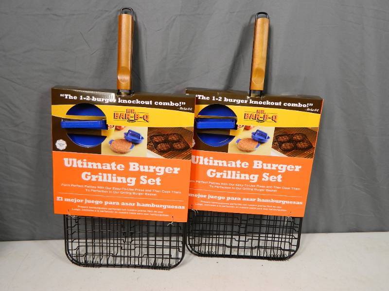 lot 118 image: 2 New Ultimate Burger Grilling Sets
