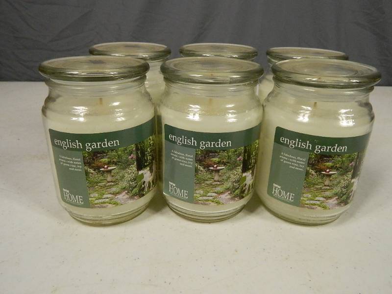 lot 119 image: Case of 6 New English Garden Candles