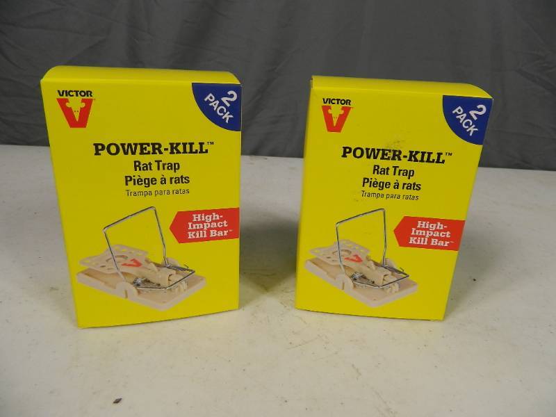 lot 125 image: 2 New Boxes of Power-Kill Rat Traps