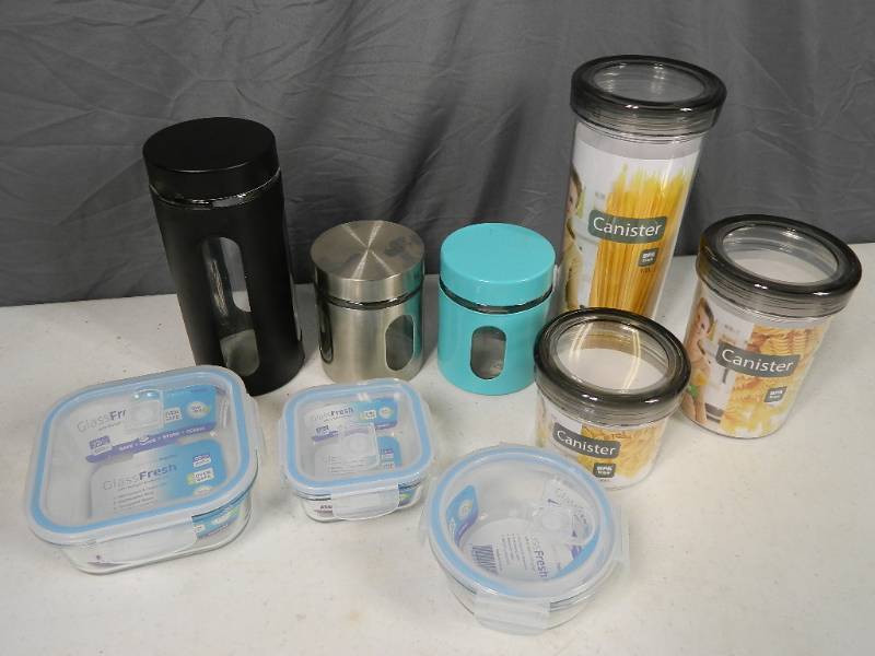 lot 144 image: New Canister Sets and More