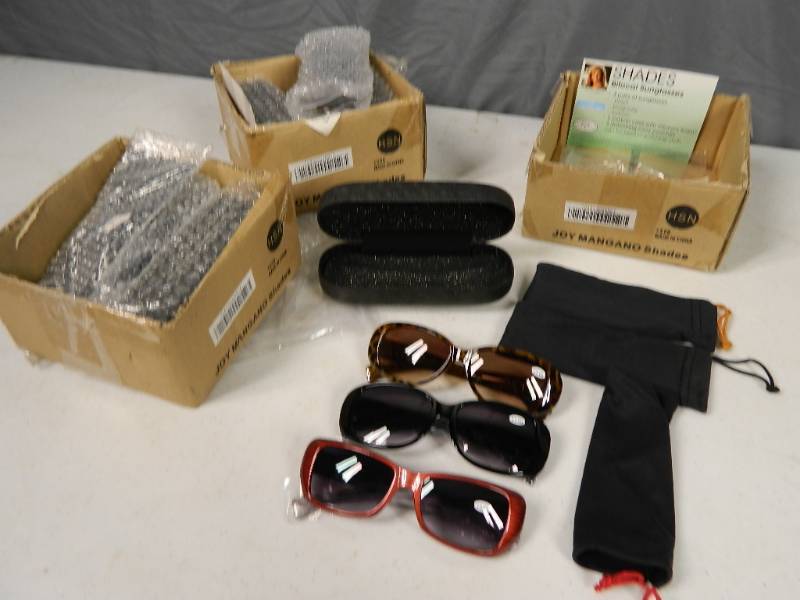 lot 145 image: 9 New Pairs of Joy Mangano HSN Sunglasses