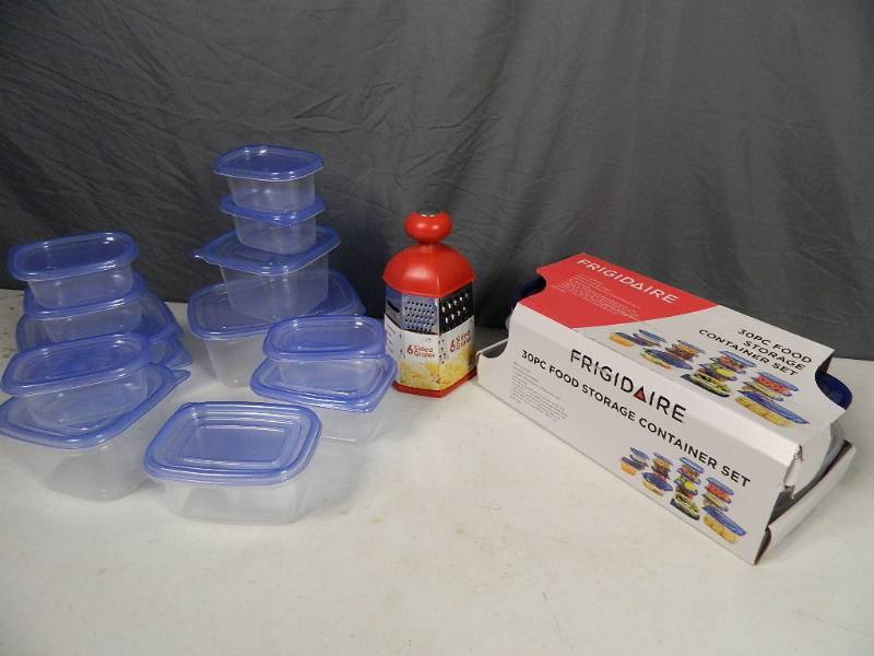 lot 180 image: New Food Storage, Grater, Etc