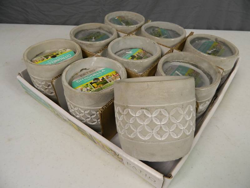 lot 189 image: 9 New Citronella Candles