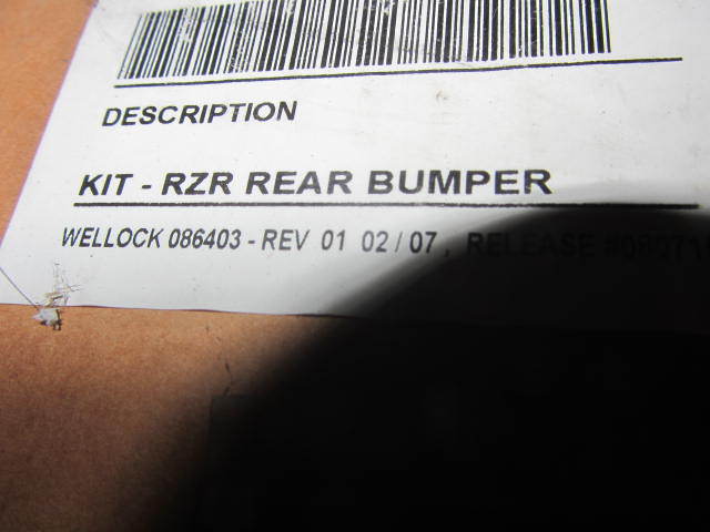 lot 88 image: Polaris Razor Parts