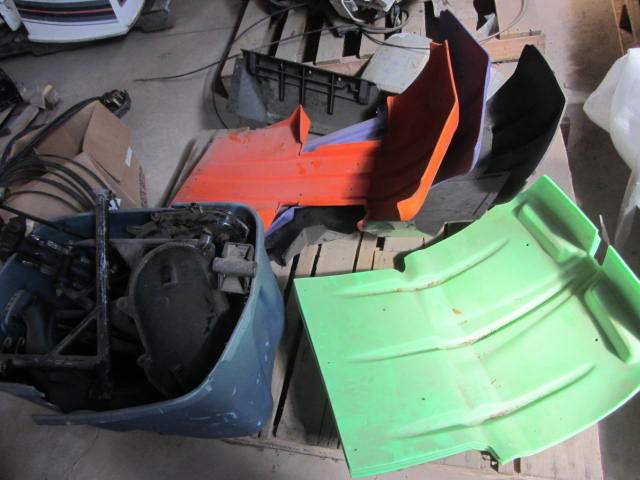 lot 135 image: Snowmobile Parts