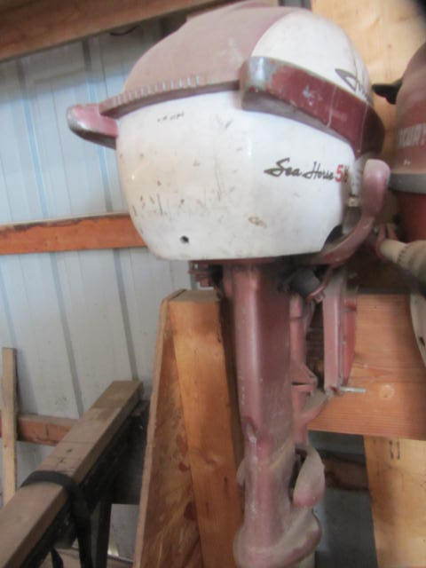 lot 163 image: OB Motors for parts